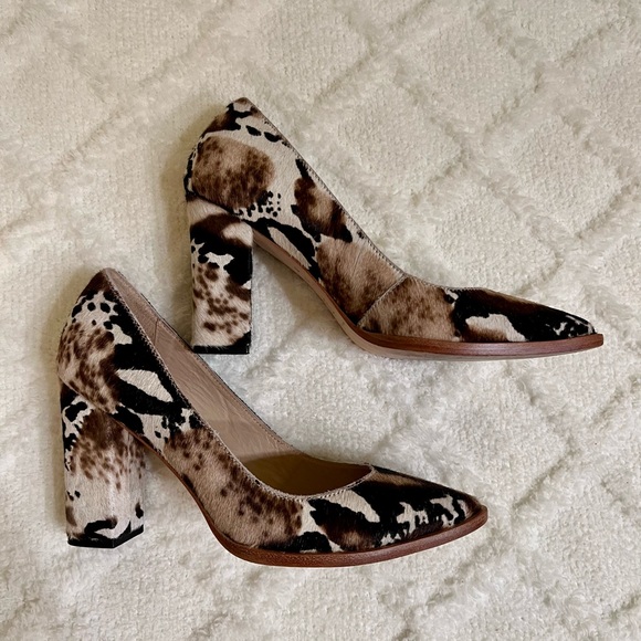 Loeffler Randall Remy Calf Hair Pumps Heels Boot 7.5 - Picture 2 of 10